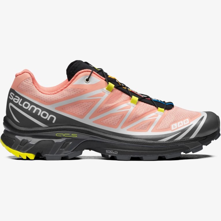 Salomon Xt-6 Men\'s Sneakers Coral / Black | CA 7I25